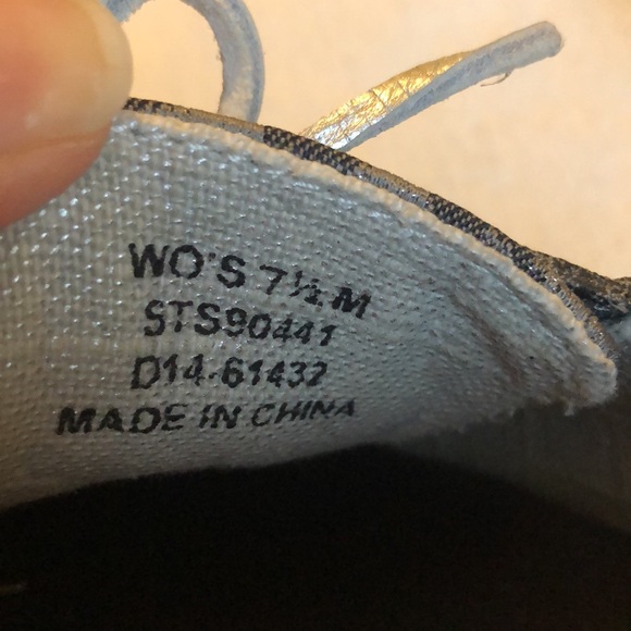 Sperry Top-Sider’s Cheetah W/ Sparkle. VGUC Leather Laces. Sz. 7 1/2 M Boat Shoe - Picture 10 of 11